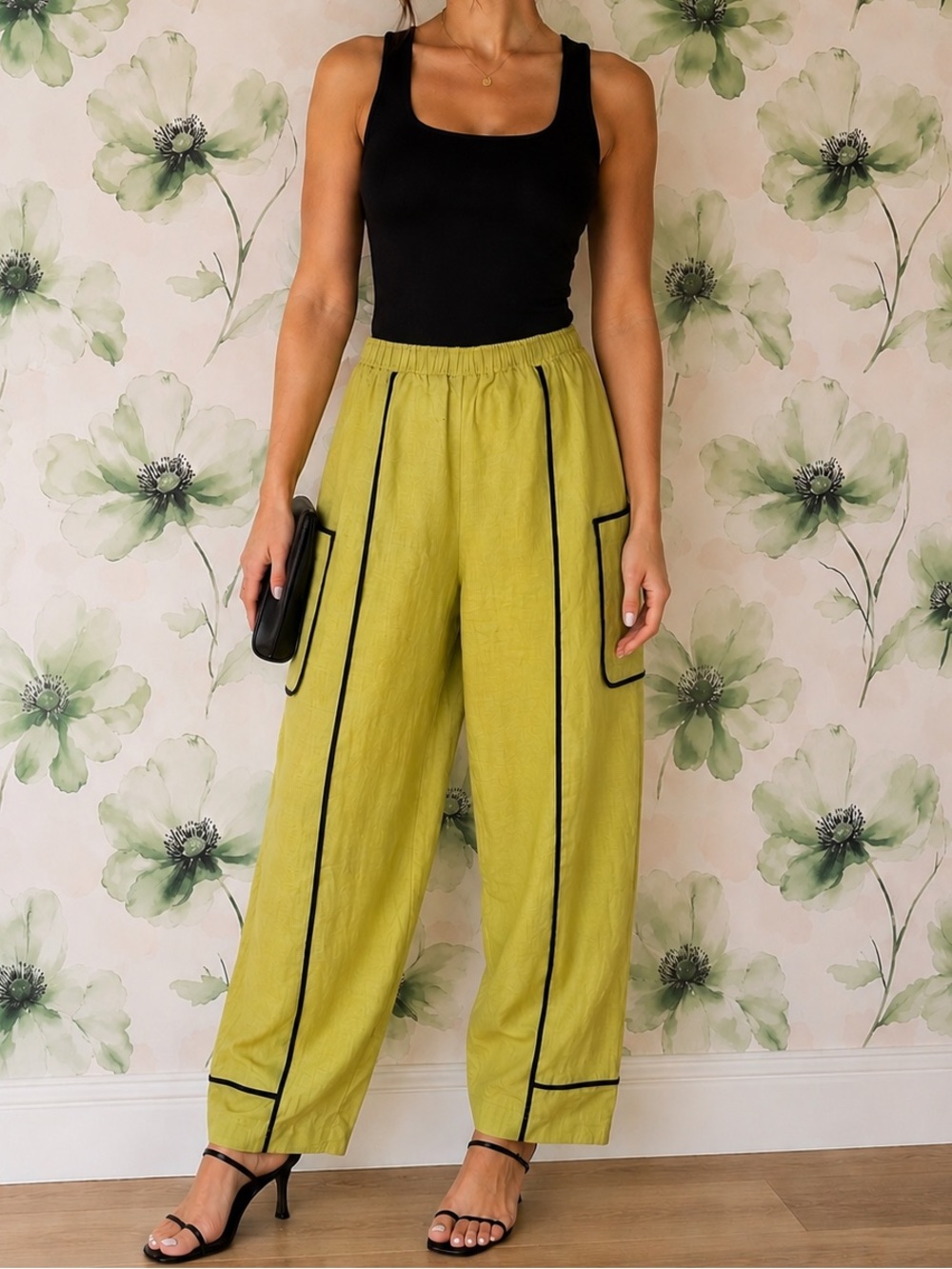 IC by CONNIE K - Barrel Linen Pants